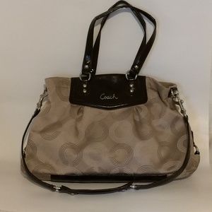 Coach F20049 Purse Ashley Dotted Op Art Patent